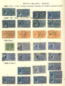 U.S. #USED SPECIAL DELIVERY SET/MIXED CONDITION 