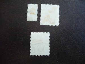 Stamps - Victoria - Scott# 193-194,197 - Used Part Set of 3 Stamps