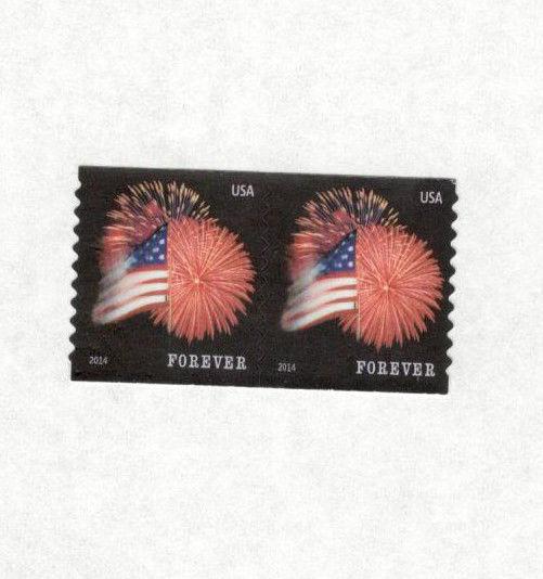 4854 Star-Spangled Banner (APU) US Coil Pair Mint/nh (free shipping offer)