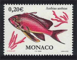 Monaco Common Barberfish 2002 MNH SG#2528 MI#2573