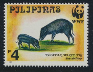 Philippines Sc# 2479 Wild Animals Pig WWF  MNH  see details & scan