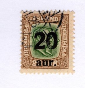 Iceland #133 - Used - CAT VALUE $8.50