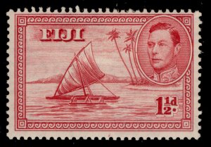 FIJI GVI SG251, 1½d carmine, M MINT. Cat £18.