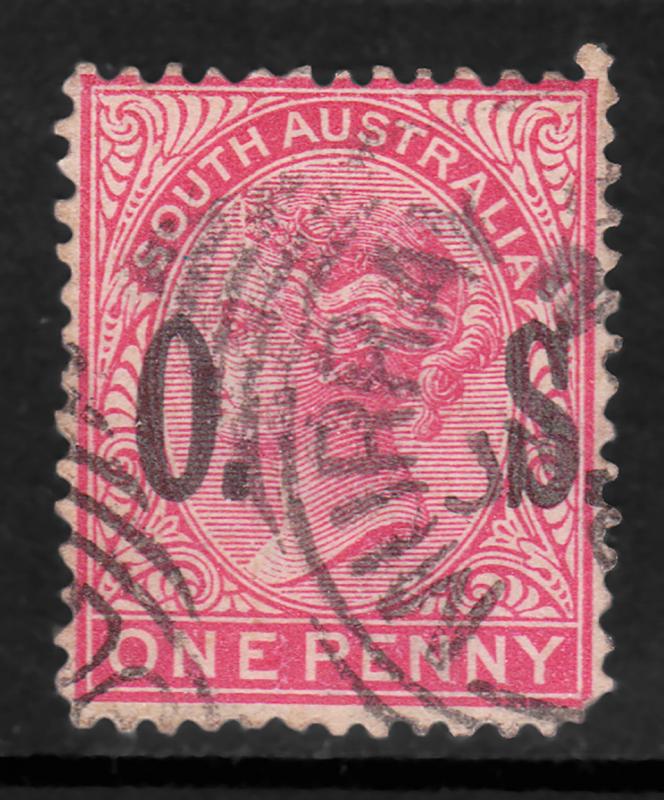 South Australia 1p Used Official Stamp Sc#O78 Sg#O81 CV$26