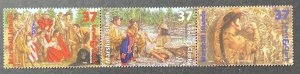 Marshall Islands 2005 #871 Strip 3, Lewis & Clark-1st Vote To All, MNH.