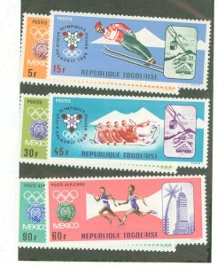 Togo #624-7/C84-5 Mint (NH)