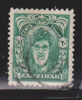 ZANZIBAR Scott # 235 Used