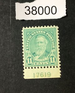 MOMEN: US STAMPS  #563a MINT OG NH LOT #38000