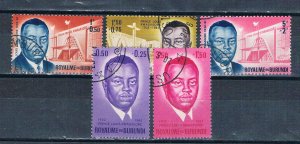 Burundi B1-5 Used Prince Rwagasore 1963 (B0481)