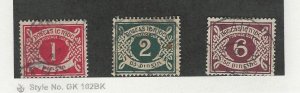 Ireland, Postage Stamp, #J2-J4 Used, 1925