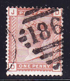 Great Britain 1880 1d red brown QV VF/Used (o)