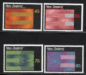 New Zealand #890-93 ~ Cplt Set of 4 ~ 100 yrs Electricity ~ Unused, LHM  (1988)