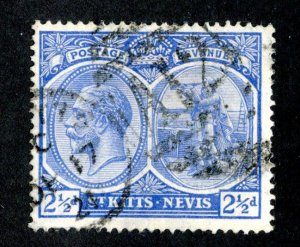 1920 St Kitts Sc#28 used ( 1388 BCX2 )