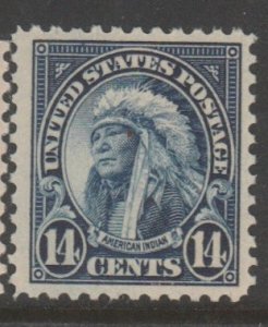 U.S. Scott Scott #565 American Indian Stamp - Mint NH Single