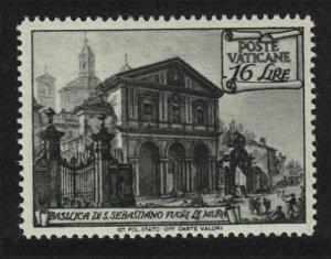 Vatican St Sebastian Basilique 1949 MNH SC#127a SG#144A MI#154A