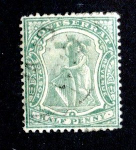 520 BCX Monserrat 1906 Scott # 22a used (Offers welcome)