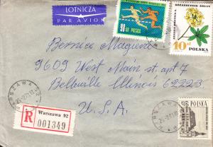 Poland Cover Lot 1960's-1970's Family Correspondence to USA