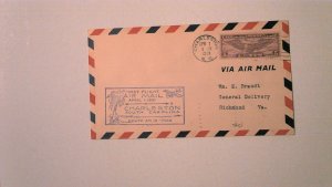 US FIRST FLIGHT COVER: 1931 CHARLESTON SC