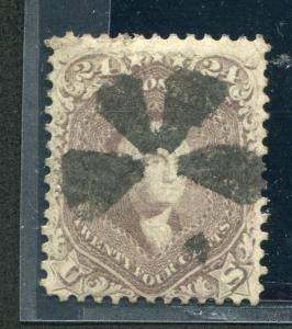 UNITED STATES (US) 70 USED, FINE, tiny perf creases