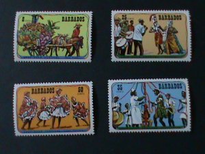 ​BARBADOS- SC#424-7 CROP OVER(HARVEST) FESTIVAL- MNH WE SHIP TO WORLDWIDE