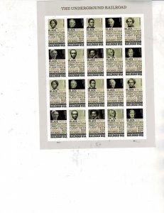 The Underground Railroad Forever US Postage Sheet #5834-43 VF MNH