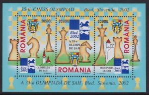 Romania 2002 Chess Scott (4546) MNH