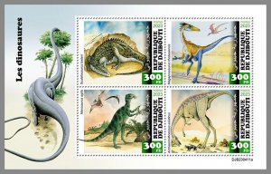 DJIBOUTI 2023 MNH IMPERF. Dinosaurs M/S #411a