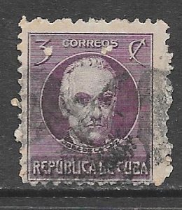 Cuba 267: 3c Jose De La Luz Caballero (1800-1862), used, F