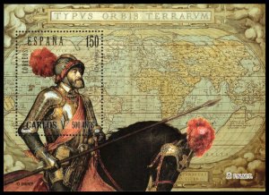 SPAIN Scott 3028 - King Carlos V Souvenir Sheet 2000 
