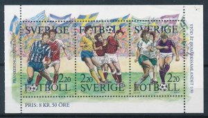 [110926] Sweden 1988 Sport football soccer From booklet MNH