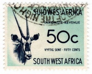 (I.B) South-West Africa Revenue : Duty Stamp 50c