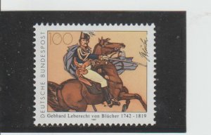 Germany  Scott#  1769  MNH  (1992 Gebhard Leberecht von Blucher)