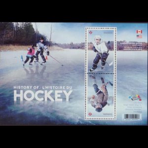 CANADA 2017 - Scott# 3039 S/S Hockey History NH