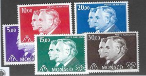 Monaco SC C84-C88 MNH VF SCV$30.60...Great Opportunity!