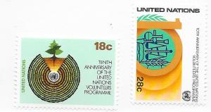 UN #366-367  (MNH) CV$0.80