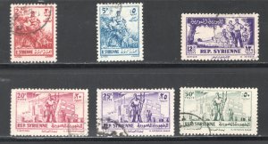 Syria  #379, 380, 383-6   VF, Used,  ......  6160052