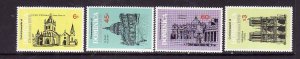 Dominica-Sc#654-7-unused NH set-Cathedrals-id1-1979-