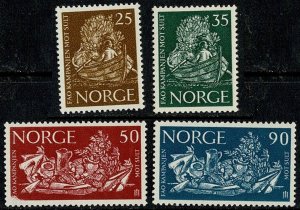 Norway #433-6 MH cpl set of 4