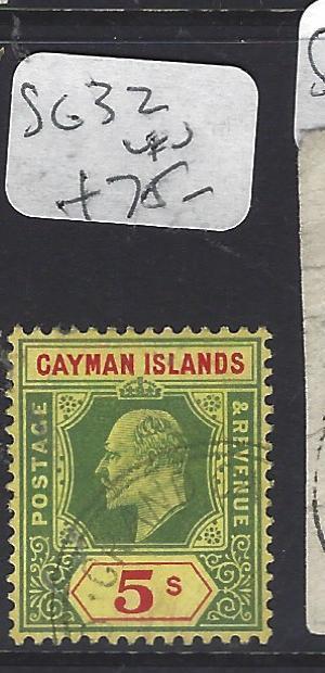 CAYMAN ISLANDS (P1111B)   KE  5/-  SG 32   VFU