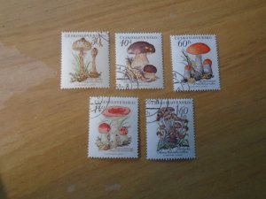 Czechoslovakia  #   882-86  used