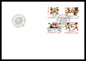 Sweden 1474-1477 U/A FDC