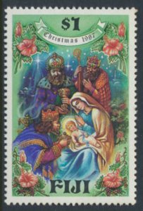 Fiji   SC# 582  MNH   Christmas    1987   see details & Scan