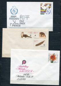 Germany 5 Postal Stationary Covers Mi U5-U7 and U104  CV 25 euro 4768