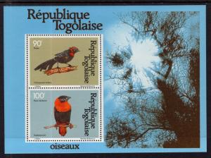 Togo C447a Birds Souvenir Sheet MNH VF