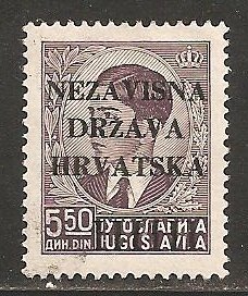 Croatia  SC  8  Mint,  Hinged