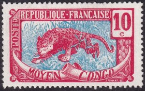 Middle Congo 1907 Sc 6 MH*