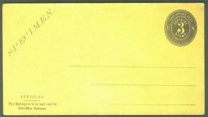 MALACK UO 2 SUPERB, entire, Specimen w7127