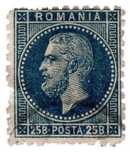 (I.B) Romania Postal : Prince Karl 25b