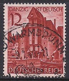Germ. Sc 493 Danzig ist Deutsch (German) Used L25