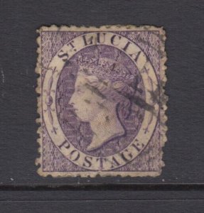 St. Lucia, Scott 9a (SG 13a), used